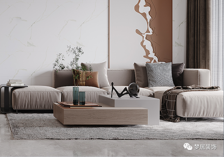 【夢居】92㎡現(xiàn)代簡約家居，悠閑愜意撩動心尖。