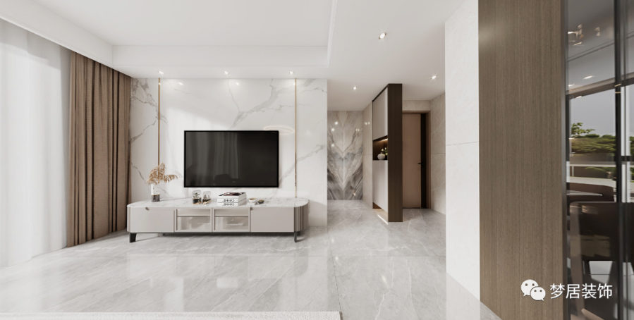 【夢居】94㎡現(xiàn)代簡約家裝，感受生活簡單的安穩(wěn)與幸福。