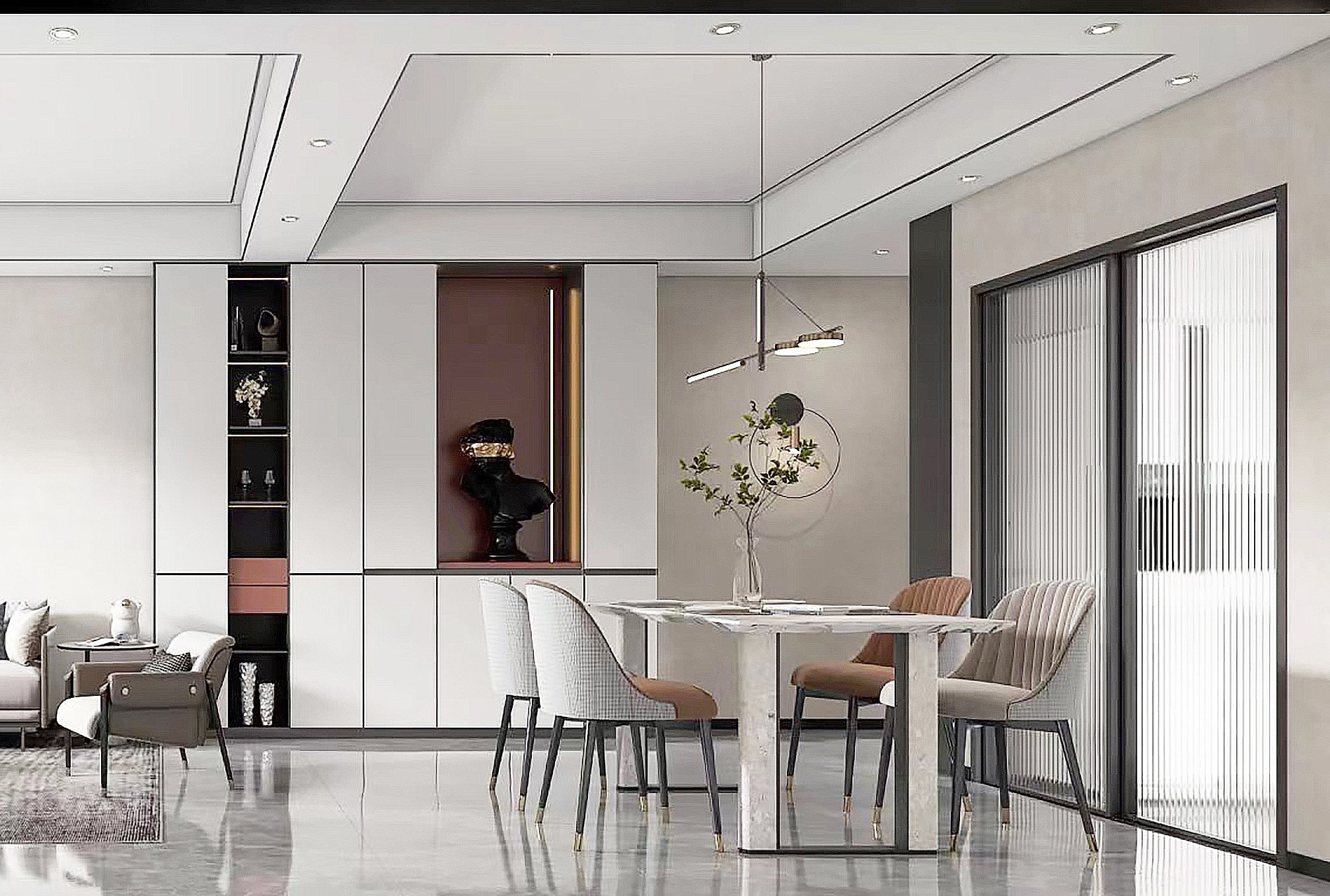 【夢居】109㎡現(xiàn)代風(fēng)兩居室，享受自然優(yōu)雅的精致生活。