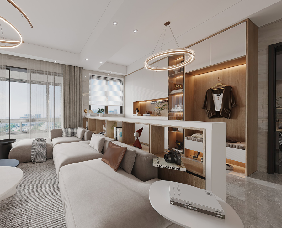 夢居&裝修設(shè)計 | 123㎡現(xiàn)代簡約風(fēng)，生活向慢，棲心向簡。