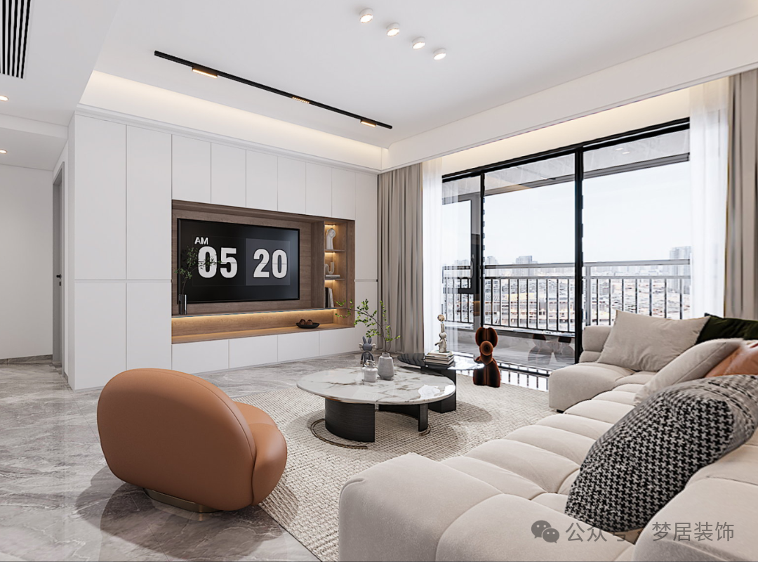 夢居&裝修設計 | 136㎡現(xiàn)代設計，追求生活的自在感受。