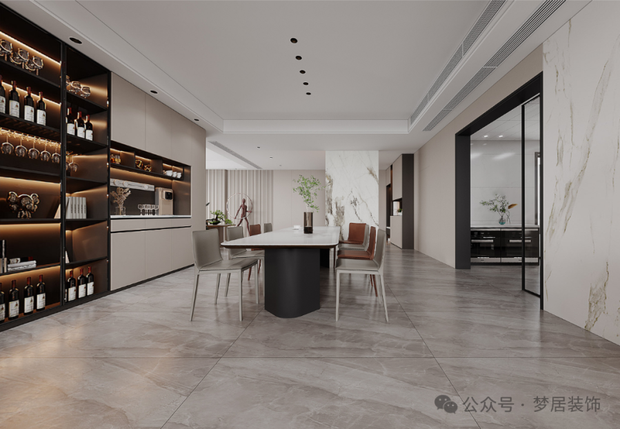 夢居&裝修設計 | 315㎡大宅設計，至美之境，藏于簡約之中！