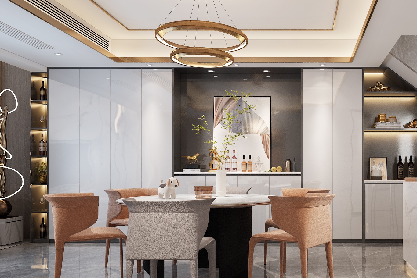 【夢居】280㎡現(xiàn)代輕奢復(fù)式住宅，驚艷了時(shí)光，也溫暖了歲月。