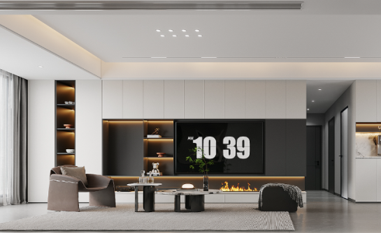 夢居&裝修設計 | 160㎡現(xiàn)代大平層，裝出高級時尚感。