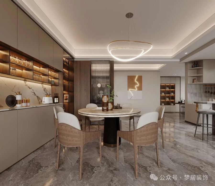 夢居&裝修設(shè)計 | 183㎡現(xiàn)代風(fēng)格大宅，重塑都市理想生活范本，雕琢質(zhì)感生活。