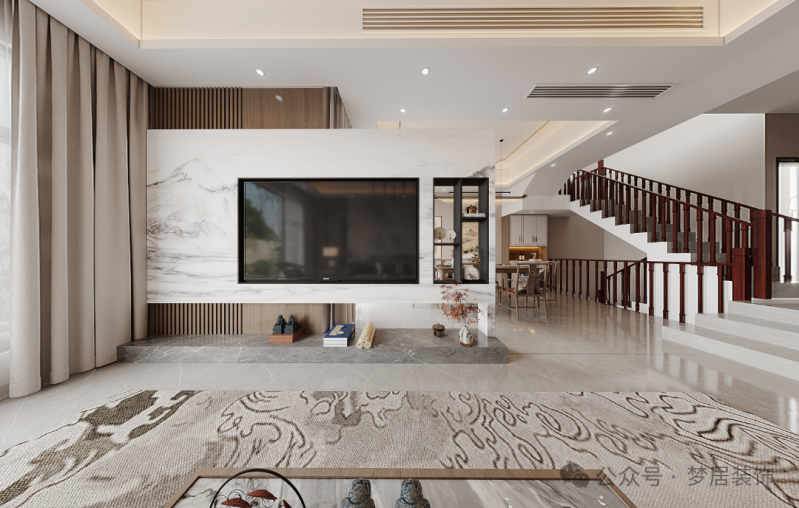 夢(mèng)居&裝修設(shè)計(jì) | 700㎡高品格新中式別墅大觀(guān)，和光典雅，煥新生活的詩(shī)意。