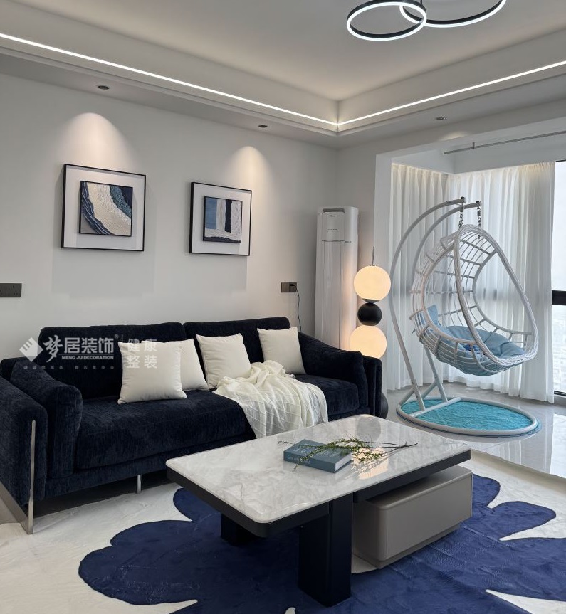 清新現代極簡風落地